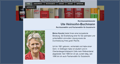 Desktop Screenshot of heinsohn-buchmann.de
